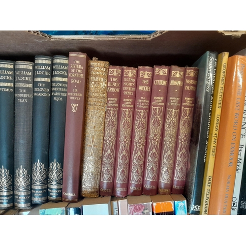 53 - 2 x boxes of books : some 19th century included, Observers, Rubaiyat Omar  Khayyam & key date newspa... 