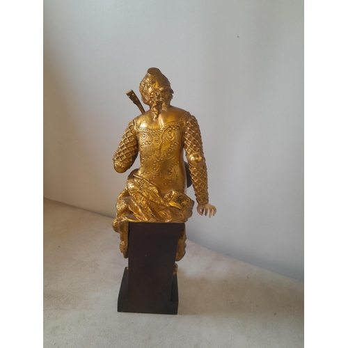 50 - Early 20th century French bronze after Louis Carrier Belleuse (1848-1913) titled 'Melodie' ,  with p... 