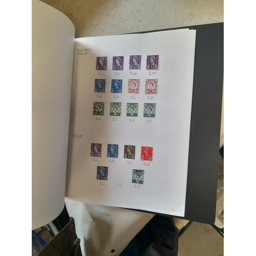 112 - Stamps : GB mostly QE II in 6 x albums plus a few pages, a few mint but mostly used