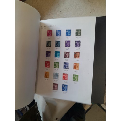 112 - Stamps : GB mostly QE II in 6 x albums plus a few pages, a few mint but mostly used