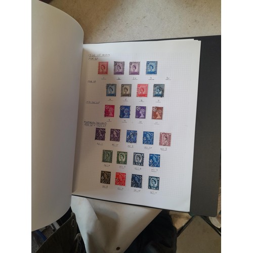 112 - Stamps : GB mostly QE II in 6 x albums plus a few pages, a few mint but mostly used