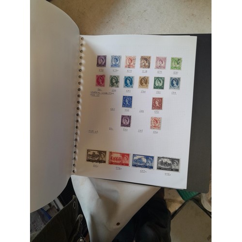 112 - Stamps : GB mostly QE II in 6 x albums plus a few pages, a few mint but mostly used