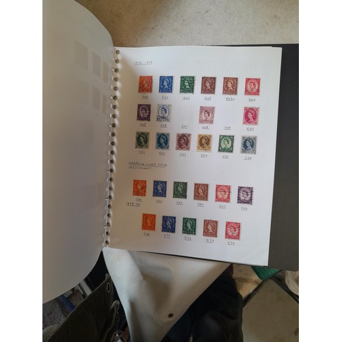 112 - Stamps : GB mostly QE II in 6 x albums plus a few pages, a few mint but mostly used