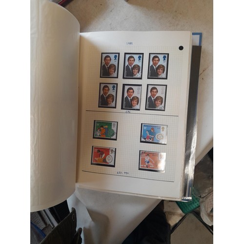 112 - Stamps : GB mostly QE II in 6 x albums plus a few pages, a few mint but mostly used