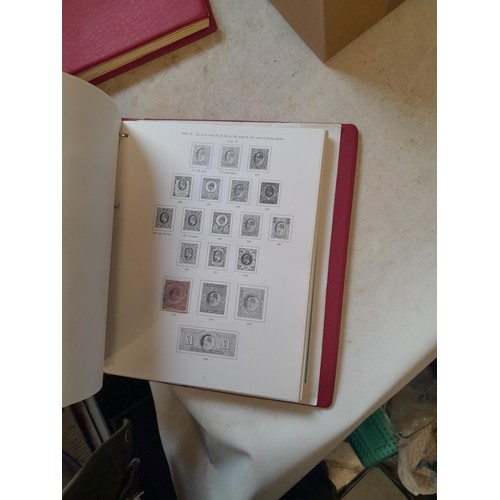 112 - Stamps : GB mostly QE II in 6 x albums plus a few pages, a few mint but mostly used