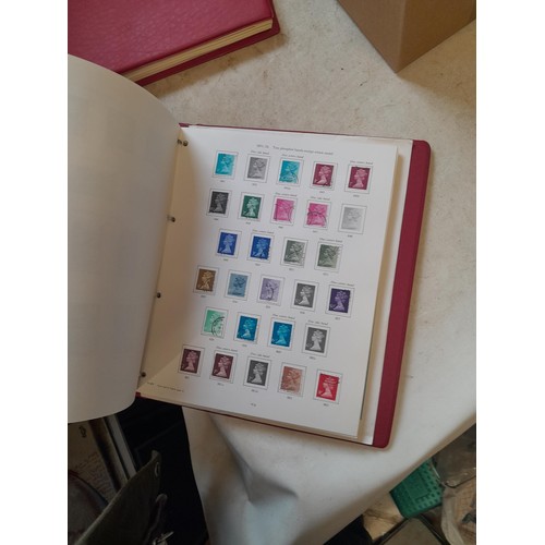 112 - Stamps : GB mostly QE II in 6 x albums plus a few pages, a few mint but mostly used