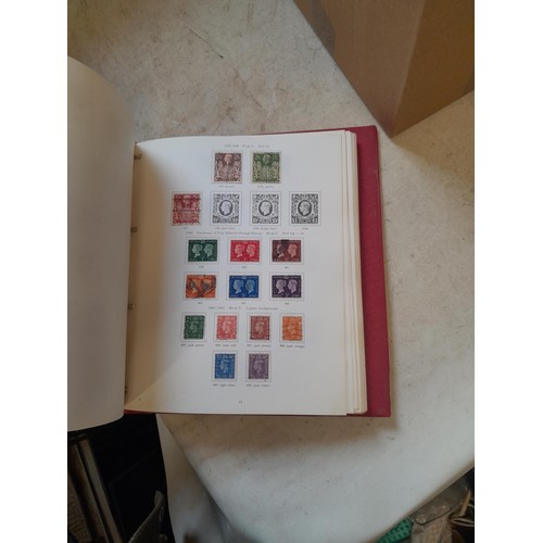 112 - Stamps : GB mostly QE II in 6 x albums plus a few pages, a few mint but mostly used