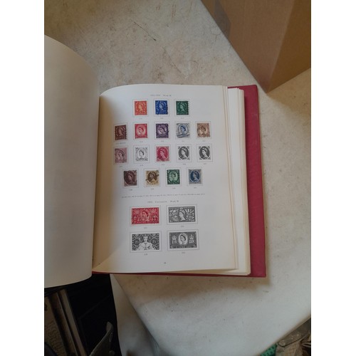 112 - Stamps : GB mostly QE II in 6 x albums plus a few pages, a few mint but mostly used