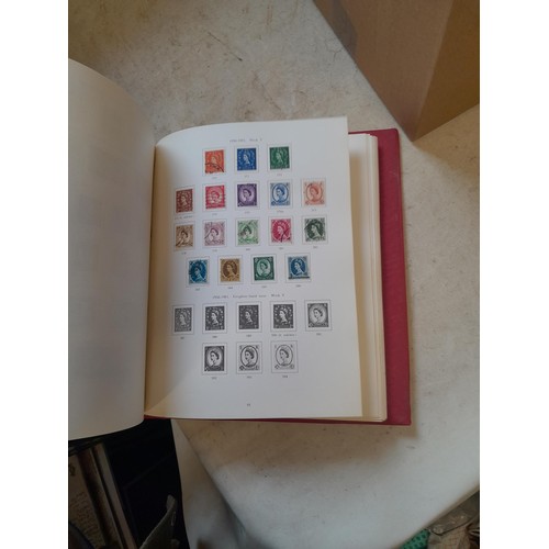 112 - Stamps : GB mostly QE II in 6 x albums plus a few pages, a few mint but mostly used