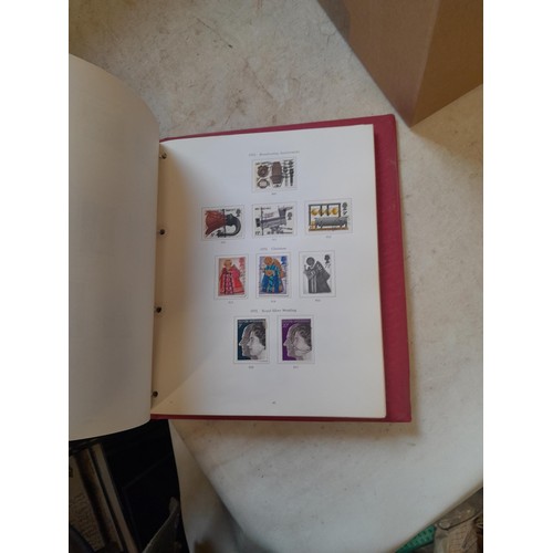 112 - Stamps : GB mostly QE II in 6 x albums plus a few pages, a few mint but mostly used