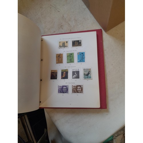 112 - Stamps : GB mostly QE II in 6 x albums plus a few pages, a few mint but mostly used