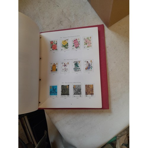 112 - Stamps : GB mostly QE II in 6 x albums plus a few pages, a few mint but mostly used