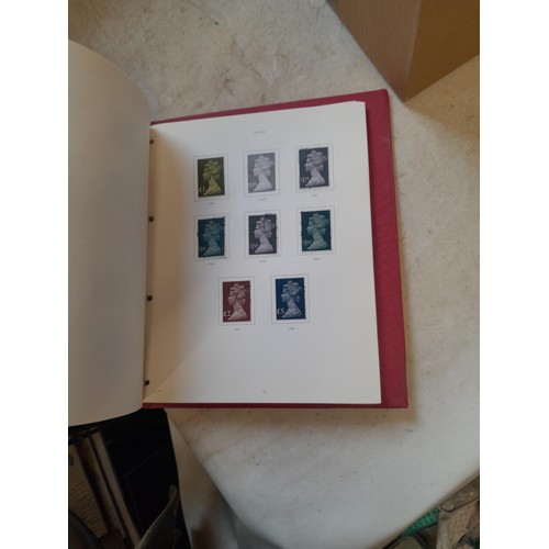 112 - Stamps : GB mostly QE II in 6 x albums plus a few pages, a few mint but mostly used