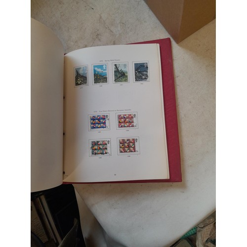 112 - Stamps : GB mostly QE II in 6 x albums plus a few pages, a few mint but mostly used