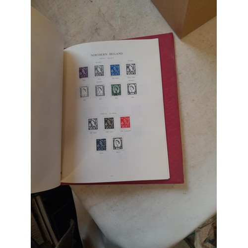 112 - Stamps : GB mostly QE II in 6 x albums plus a few pages, a few mint but mostly used