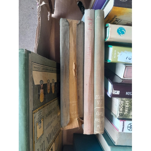 195 - Box of books : Folio Society , railway and others