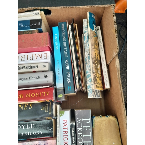 218 - 2 x boxes of books : mixed themed