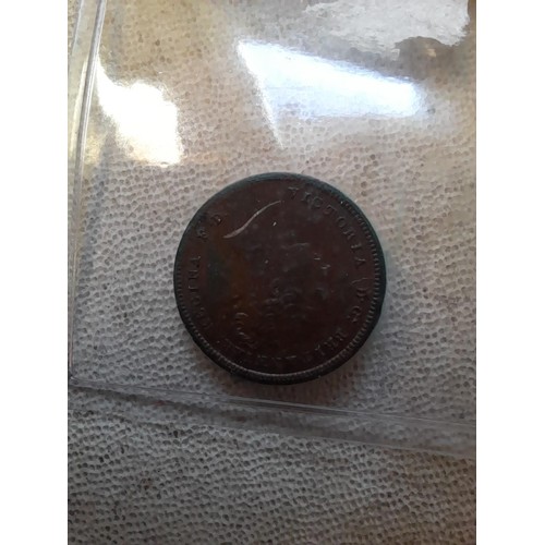 183 - Coins : 1 x 1844 Half Farthing VF/ GVF