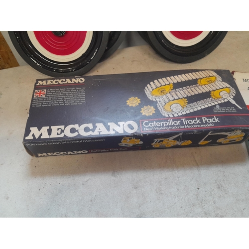 2 - Varied array of Meccano , various instructions & 1 x book Model Building in Meccano by B N  Love, as... 