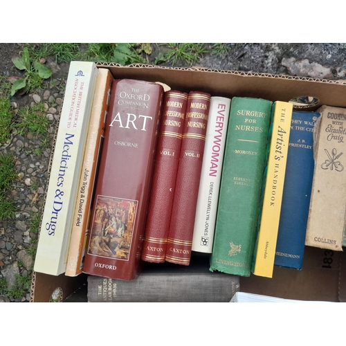 16 - 2 x boxes of books, mainly Art, Antique Reference and History . (note multiple images)