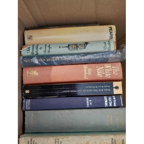 20 - 2 x boxes of assorted books : Art, antique reference and other themes (note multiple images)