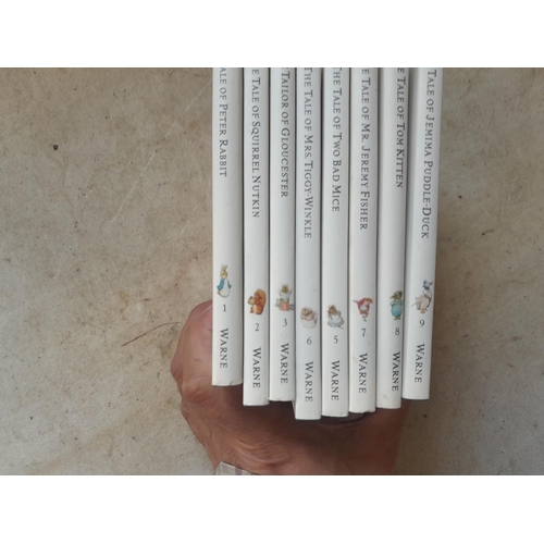 45 - Beatrix Potter books in d/j in clean and good order