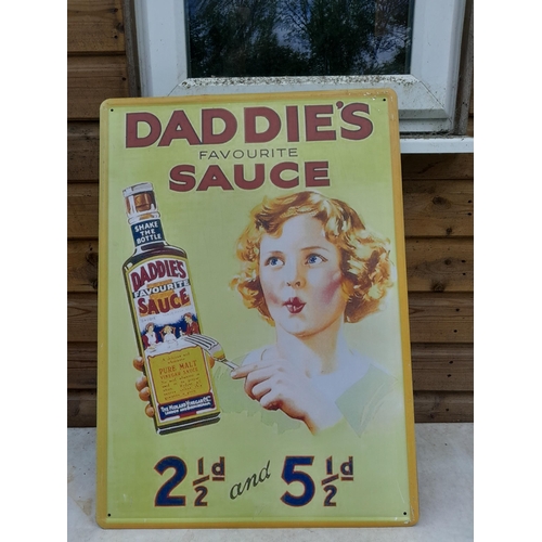 33 - Vintage STYLE painted metal sign 50 cms x 70 cms