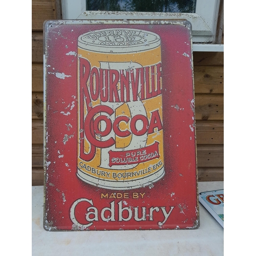 40 - Vintage STYLE painted metal sign 50 cms x 70 cms