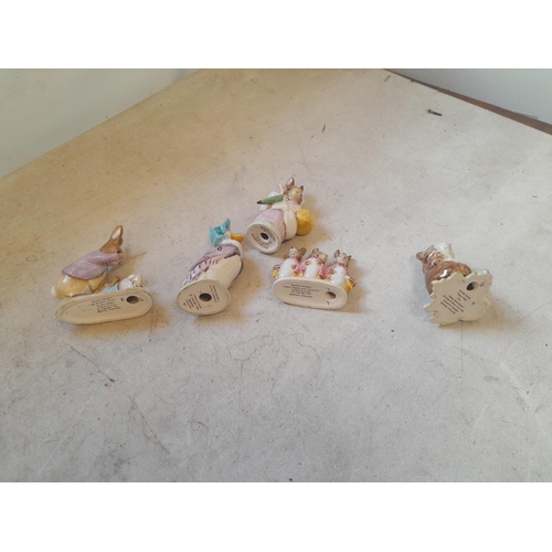 68 - 5 x Beswick Beatrix Potter figures all in good order , all brown back stamp