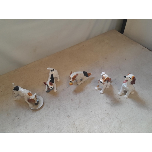 71 - 5 x Royal Doulton dog ornaments, all in good order