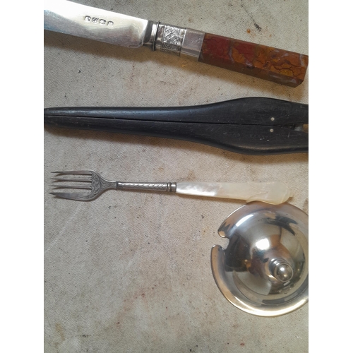 82 - Silver plated and other flatware