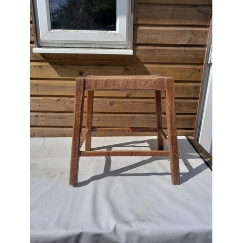 101 - Vintage oak stool