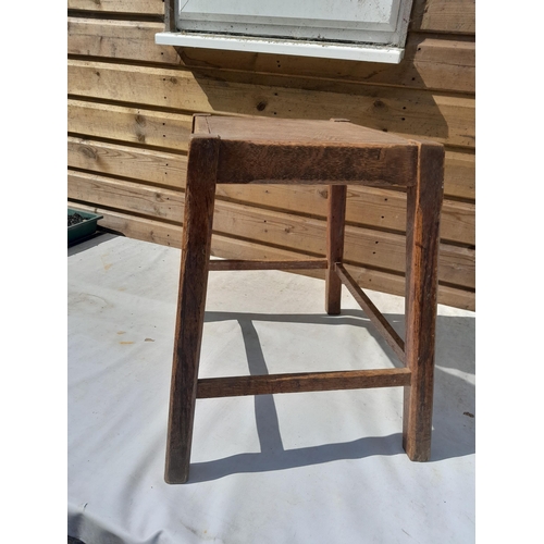 101 - Vintage oak stool