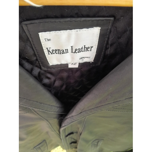 142 - Keenan Leather Company leather jacket XL