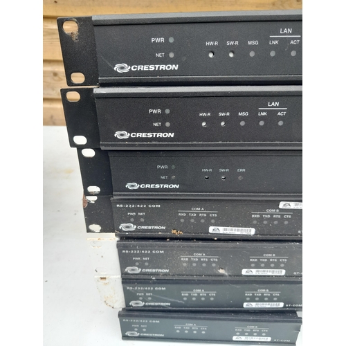 327 - Crestron Professional Media Controller units : 2 x MC2 E , 1 x MP 2 units, 4 x RS 232 / 422 Com