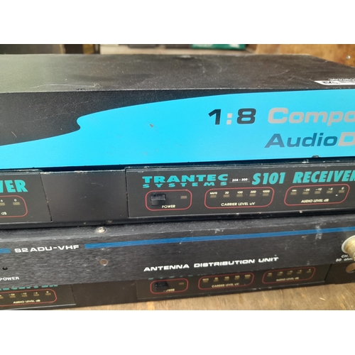 337 - Gefen 1: 8 component Audio DA, Trantec Systems S101 receiver & Antenna Distribution Unit (STUDIO INT... 