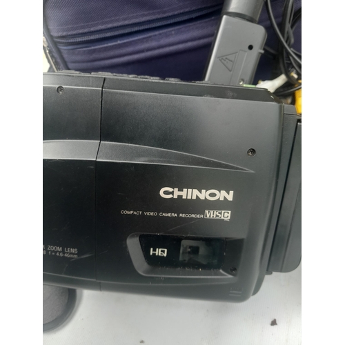 339 - Chinon Handi cam in padded case with accessories