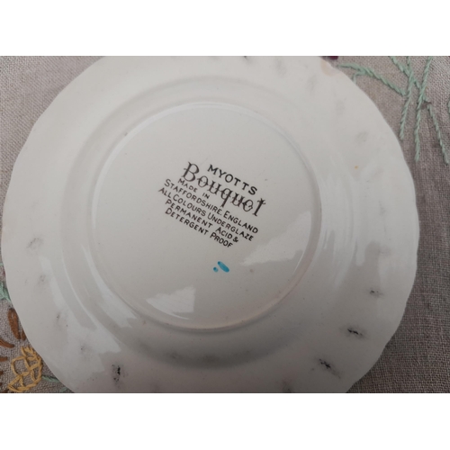 419 - Decorative china, plated ware , Myott, and other items