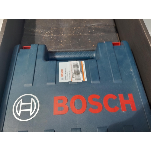 440 - Bosch drill, barely used and socket set