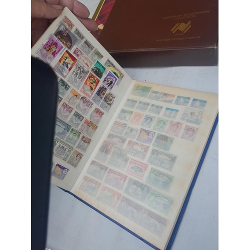 3 - Stamps : Stamps of the UK & The World from the 20th century mounted mint and used , in stock books, ... 