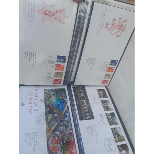 5 - 5 x albums of Stamp First Day Covers with some postal history  (approx 12 kg)