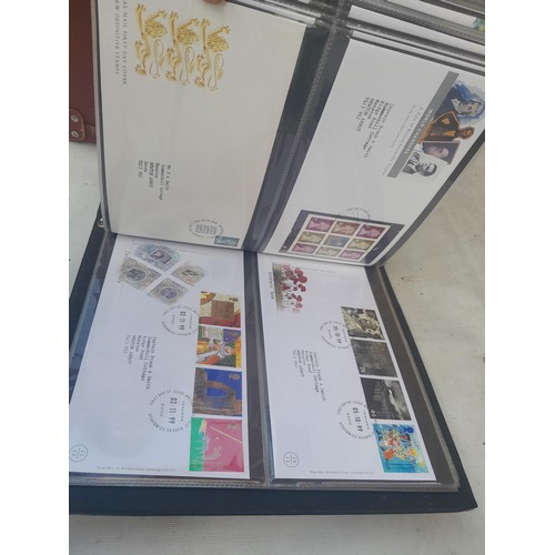 5 - 5 x albums of Stamp First Day Covers with some postal history  (approx 12 kg)