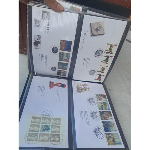 5 - 5 x albums of Stamp First Day Covers with some postal history  (approx 12 kg)