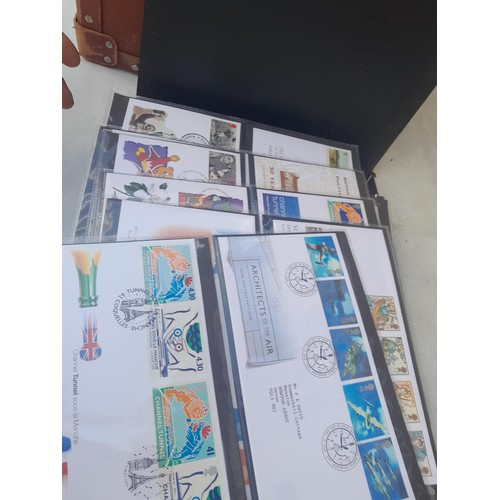 5 - 5 x albums of Stamp First Day Covers with some postal history  (approx 12 kg)