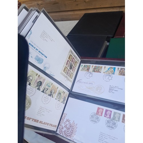 5 - 5 x albums of Stamp First Day Covers with some postal history  (approx 12 kg)