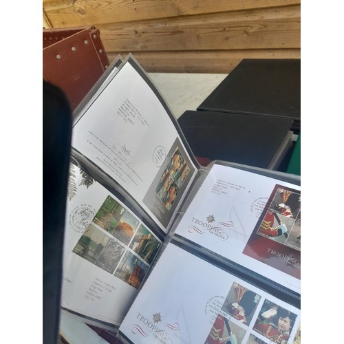 5 - 5 x albums of Stamp First Day Covers with some postal history  (approx 12 kg)