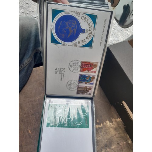 10 - Stamps : Mainly Stamp First Day covers in folders and some postal history