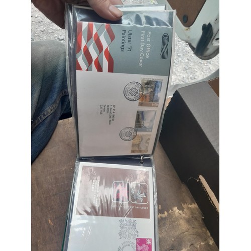 10 - Stamps : Mainly Stamp First Day covers in folders and some postal history