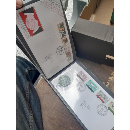 10 - Stamps : Mainly Stamp First Day covers in folders and some postal history