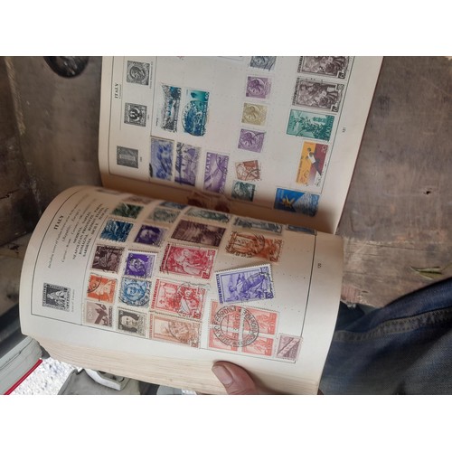 11 - Stamps of the World in albums, stock Books, USA interest, loose, Stamp First Day covers etc.